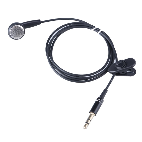 3.5mm Headsets Earpiece In Ear Single Earbud 3.5mm Earphone Extension Line for Phone MP3 Player Computer Notebook