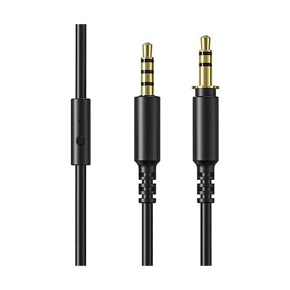 3.5mm Jack Cable with Mic & On/Off Switch - Compatible with A70 Fusion Headphones, PC, Computer, Phone, Notebook, Tablets.(3.9ft)