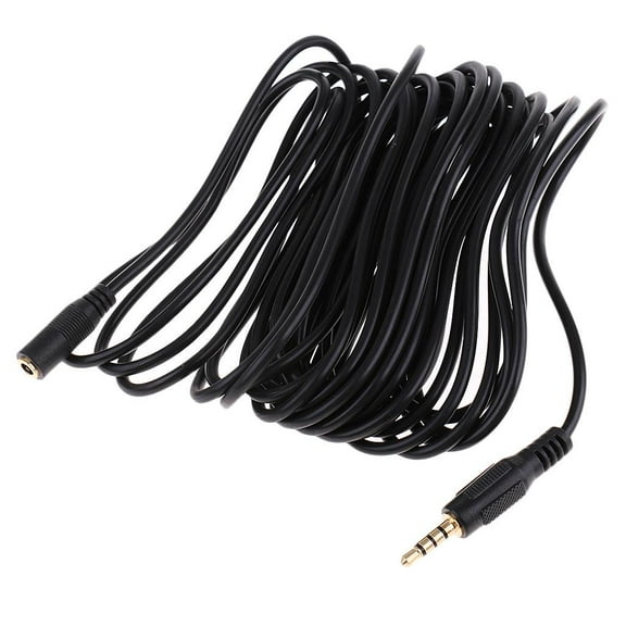 3.5mm Jack Headphone Extension Cable Male To Female Stereo Audio Adapter With Plated Connector For Headsets Microphone