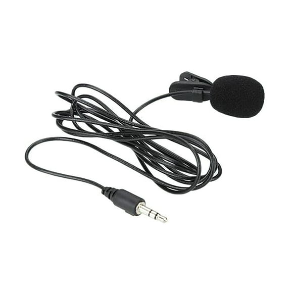 3.5mm Lavalier Microphone Hands-Free Mini Collar Clip Mic for PC Laptop,for Video ,Video Conference, Vlogging