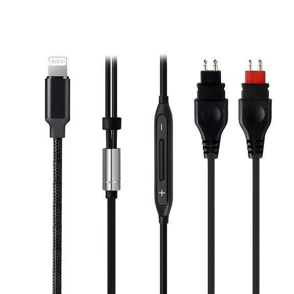 3.5mm Lightning to 2Pin OCC Upgrade Cable 4.8ft Compatible with Senns HD650 HD580 HD600 HD660 HD660s Headphones