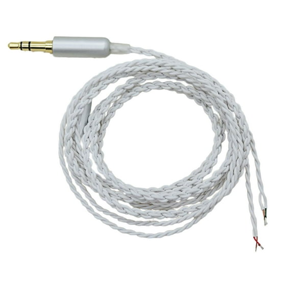 Replacement 3.5mm Male Plug to Bare Wire Open End 1/8inch 3.5mm Plug Connector Sound Cable for Headphone Earphone