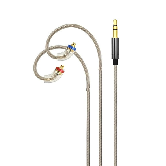 3.5mm to MMCX 6N OCC Upgrade Cable 4ft Compatible with Shure SE215 SE315 S0NY XBA-N1AP N3AP JVC HA-FX850 AKG NW30 N5005 Westone W20 W30 W40 Fii0 Fldue DUNU Macaw Earphones