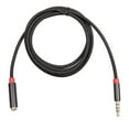 thumbnail image 1 of 3.5mm Male Splits 3.5mm Female Headphone Audio Adapter Cable, Portable Audio Accessories, 1 of 5