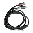 thumbnail image 1 of 3.5mm Male to 2 RCA Y Male Cable Splitter Cord Wire for TV Speaker Headphone 2M, 1 of 8