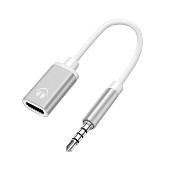3.5mm Male to Type C Female Auditory Adapter Cable for Analog Headphones Phones and Tablets Wide Compatibility