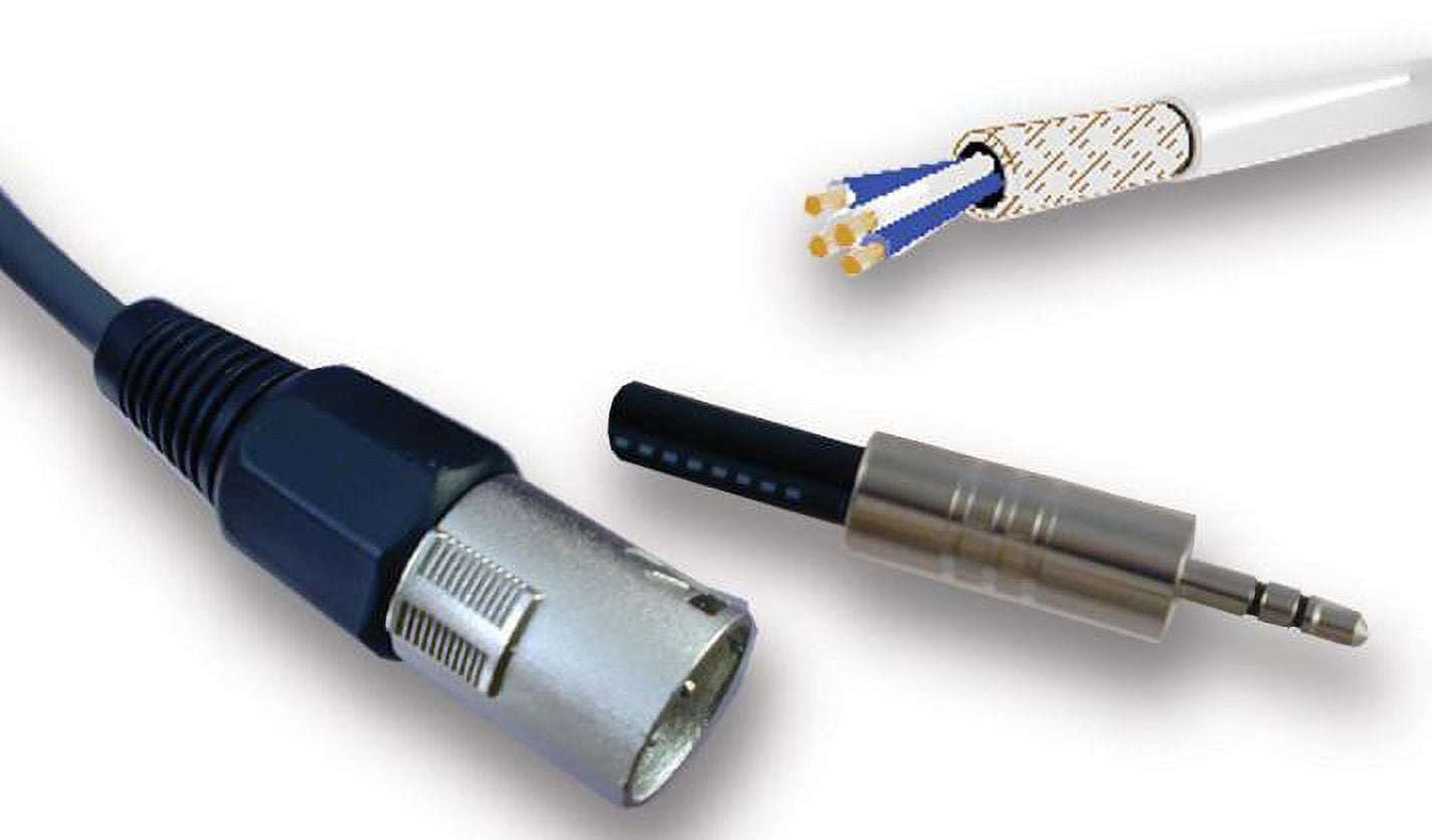 3.5mm Male to XLR Male Microphone Cable