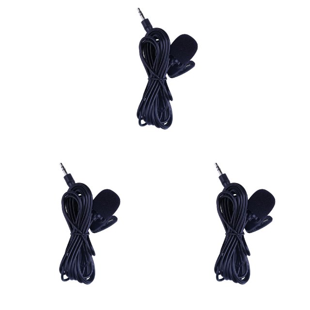 3.5mm Microphone Car Stereo For Audio DVD External Mic 2PCS Audio