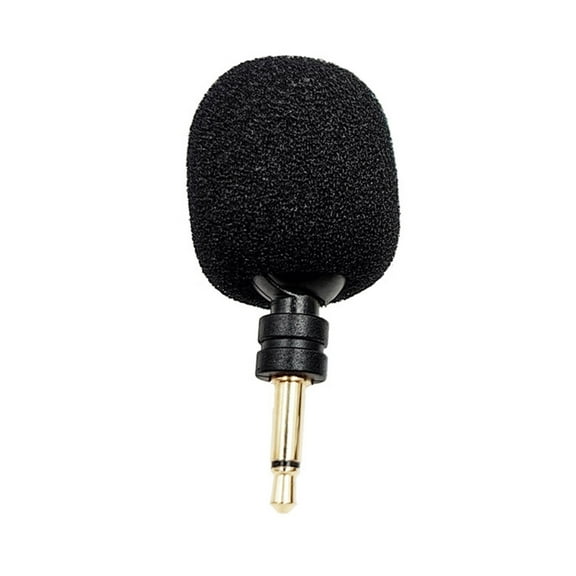 3.5mm Microphone Portable Small 3.5 Microphone Recorder For Laptop Smartphone Phone Metal Mic