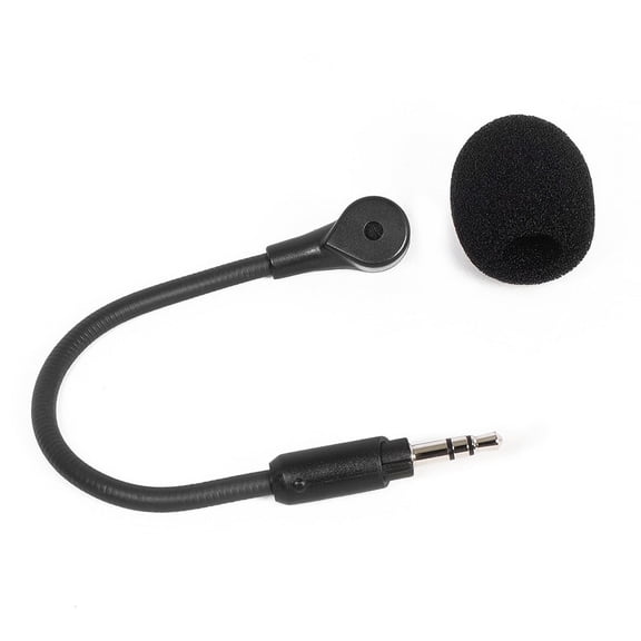 3.5mm Microphone Replacement for Logitech G233/ G433 Gaming Headset, Replacement MIC Wireless Gaming Headset Detachable Game Boom Microphone with Foam