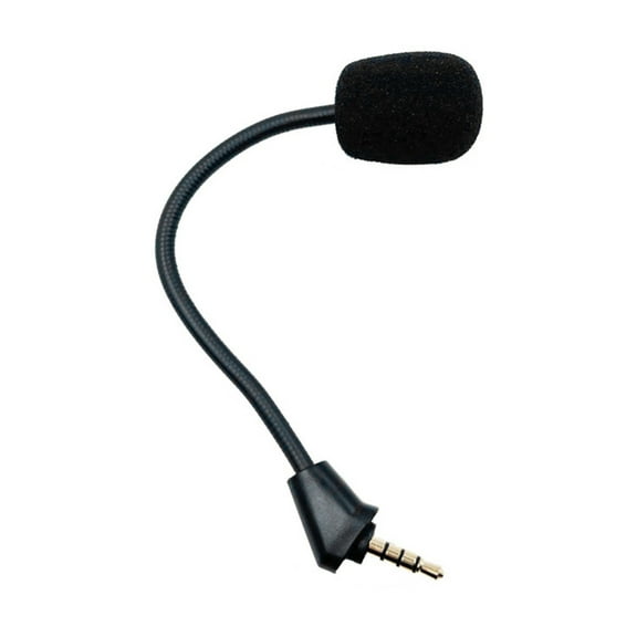 3.5mm Microphone Replacement for Hyper X Cloud II Wireless Gaming Headset Detachable Mic Boom Gaming Headset Accessories