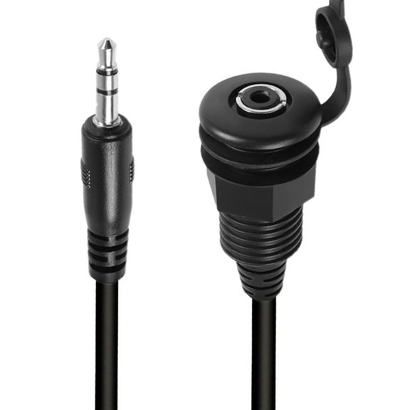 3.5mm Panel Mount Cable Embedding Mount Wire Offering Secure Connection And Longevity With Heat Resistant Materials