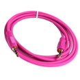 thumbnail image 1 of 3.5mm Plug Male to Male Stereo Auxiliary Aux Cord Cable (3ft) For iPhone 6S 6 Plus 5.5 / 4.7 Samsung Galaxy S8 S8 Plus S7 Headphones, iPods, iPhones, iPads, Car Stereos HTC Holiday/Vivid - Pink, 1 of 1