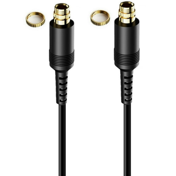 3.5mm Plugs Extension Auxiliary 3.5 mm Male to Female Locking Nut Panel Mount Cable Threaded Fixing Connectors
