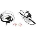 thumbnail image 1 of 3.5mm Police Listen Only Acoustic Tube Earpiece with One Pair Medium Earmolds for Speaker Mics, 1 of 8