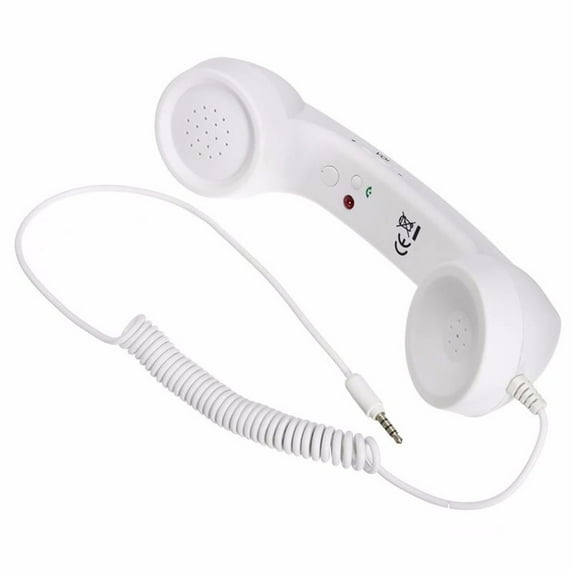 3.5mm Retro Mobile Phone Cellphone Receiver Telephone Handset with Microphone