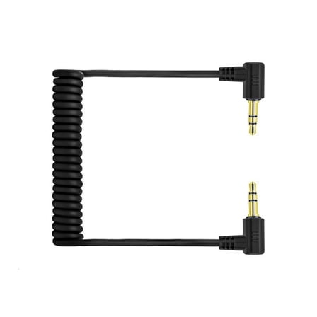 3.5mm Right Angle Audios Cable Gold Plated TRS Male to Male Stereo Cord for Car Auxiliary and Headphones 1.8Meter