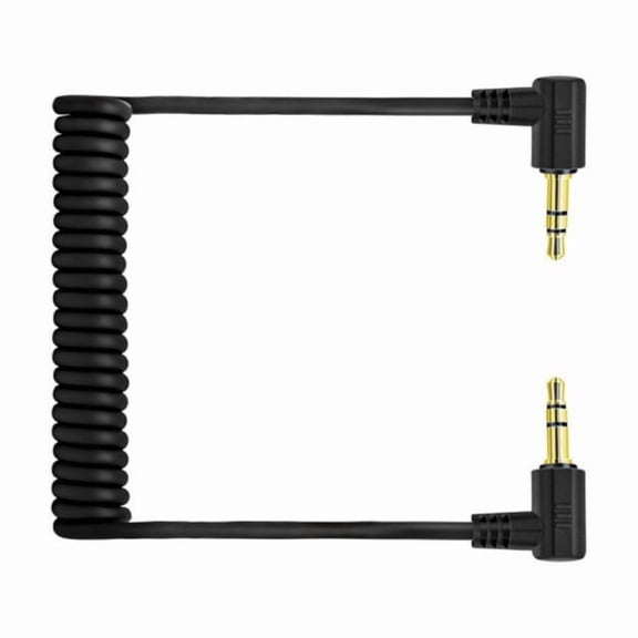 3.5mm Right Angle Male to Male Auxiliary Cable Audios Cable for PC Tablet Laptop Speaker Connection Plugs and Play