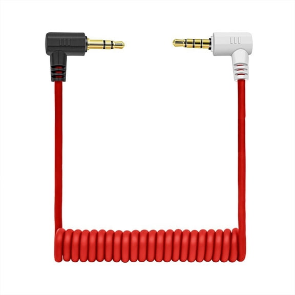 3.5mm Right Angle Male to Male Auxiliary Cable Audios Cable for PC Tablet Laptop Speaker Connection Plugs and Play