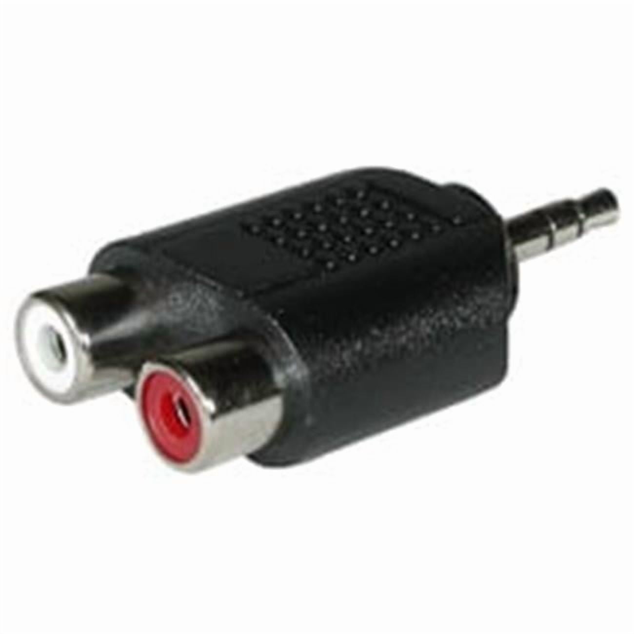 3.5mm STEREO MALE to DUAL RCA FEMALE ADAPTER: Electronics - Walmart.com