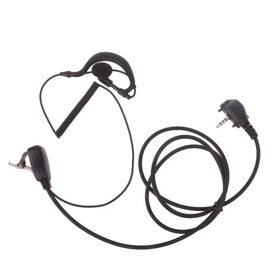 3.5mm Screw Earpiece Headset with PTT Mic for VX-131 VX-132 VX-150 VX-160 VX-168