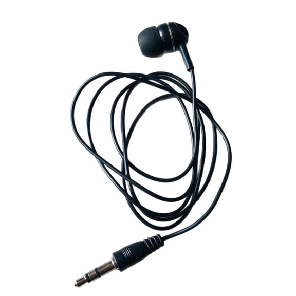 3.5mm Single Side Earphone Corded Headsets Single Side Earbud Headphones For MP3 MP4 Players