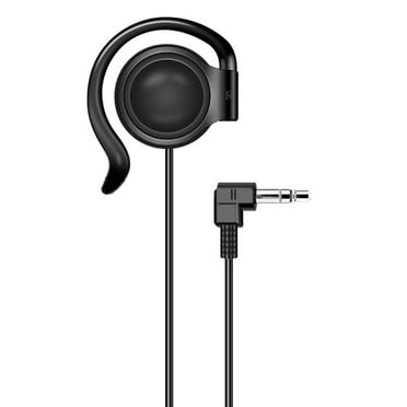 3.5mm Single-sided Headphones Ear-hook Type Wired Headset Stereo Subwoofer Single Side Headphones Earbuds for MP3 Computer (right ear)