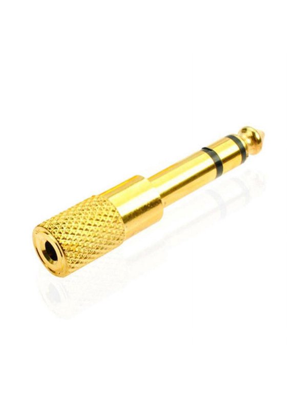 3.5mm Socket To 6.5mm Jack Plug Audio Stereo Adaptor Gold Quality 6.5mm 1/4 Inch Headphone Adapter 8899