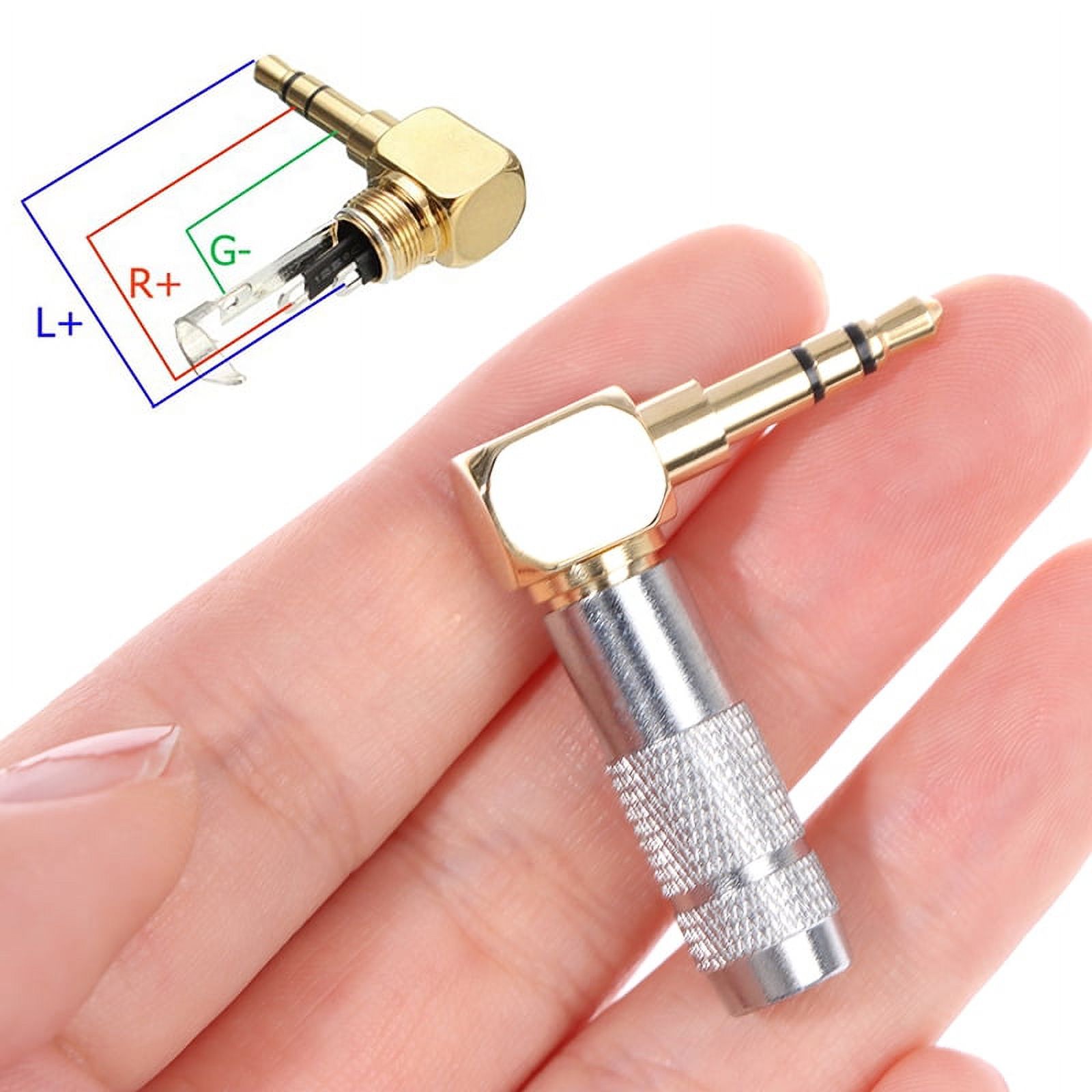 5 Pin Lemo Right Angle Male To Right Angle 3.5mm TRS Cable For ARRI Mini Audio