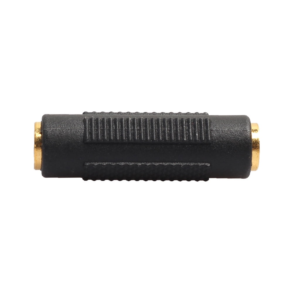 3.5mm Stereo Audio Female to Female Jack Coupler Adapter, Gold Plated ...