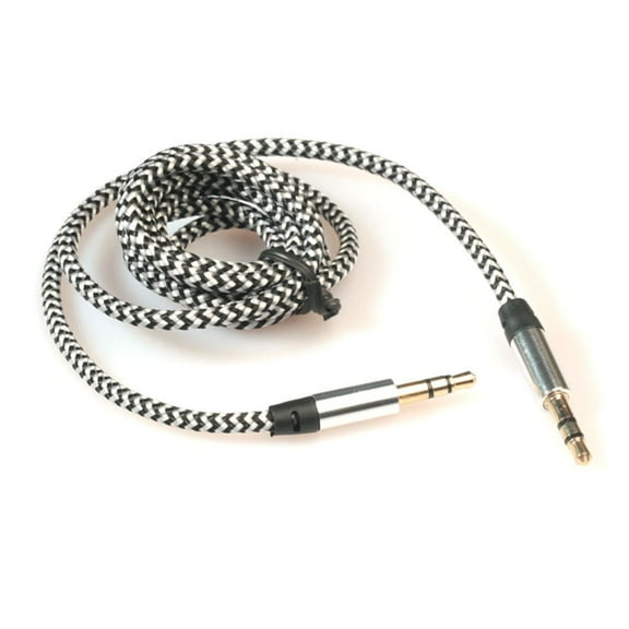3.5mm Stereo Car Auxiliary Audio Cable Male To Male for Smart Phone WH