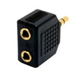 3.5mm Stereo Jack Headphone Splitter Adaptor 1 Plug to 2 Sockets Monk