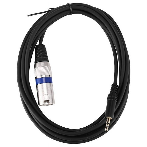 3.5mm Stereo Jack Plug To 3 Pin XLR Male Cable Microphone Audio Record