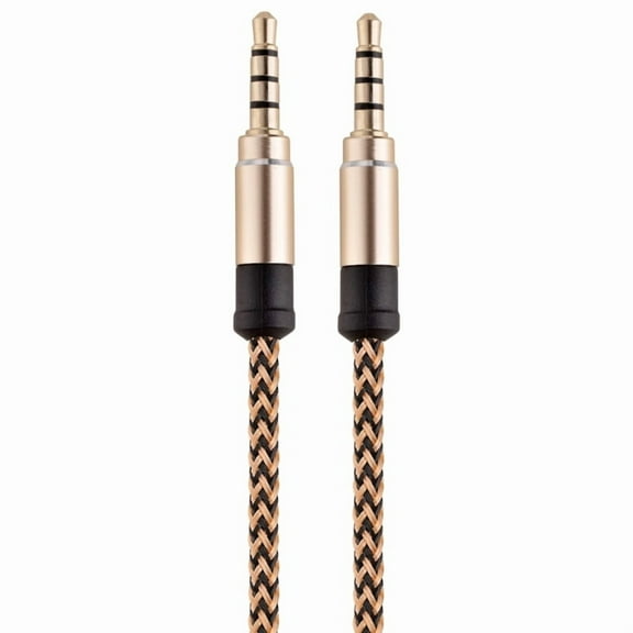 3.5mm Stereo Male to Male Stereo Output Connector Cable Headphone Jack Charm Shock Data Sync 3.5mm Audio Cable
