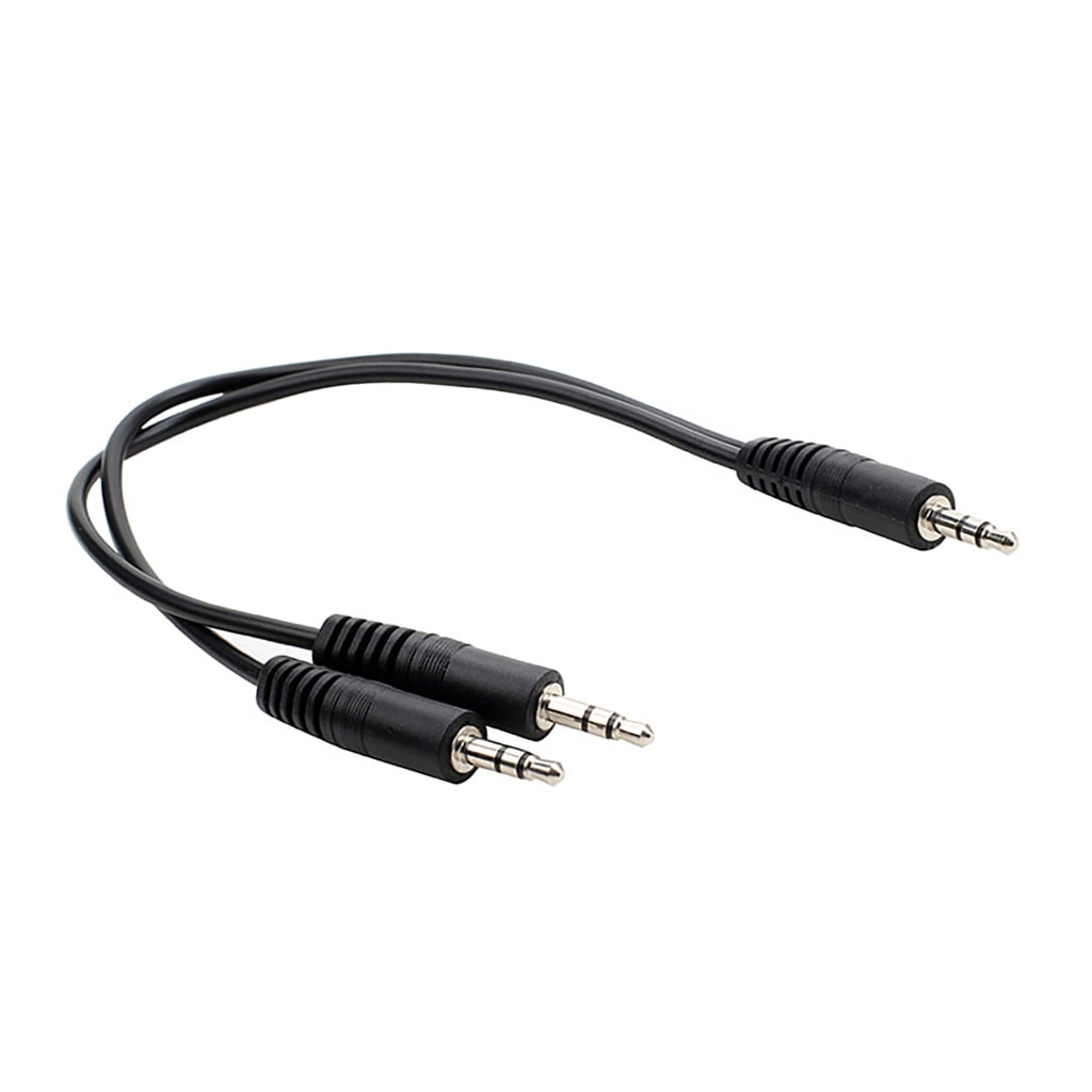 3.5mm Stereo Splitter Y Cable 3.5mm Stereo Male Plug to Double 3.5mm ...