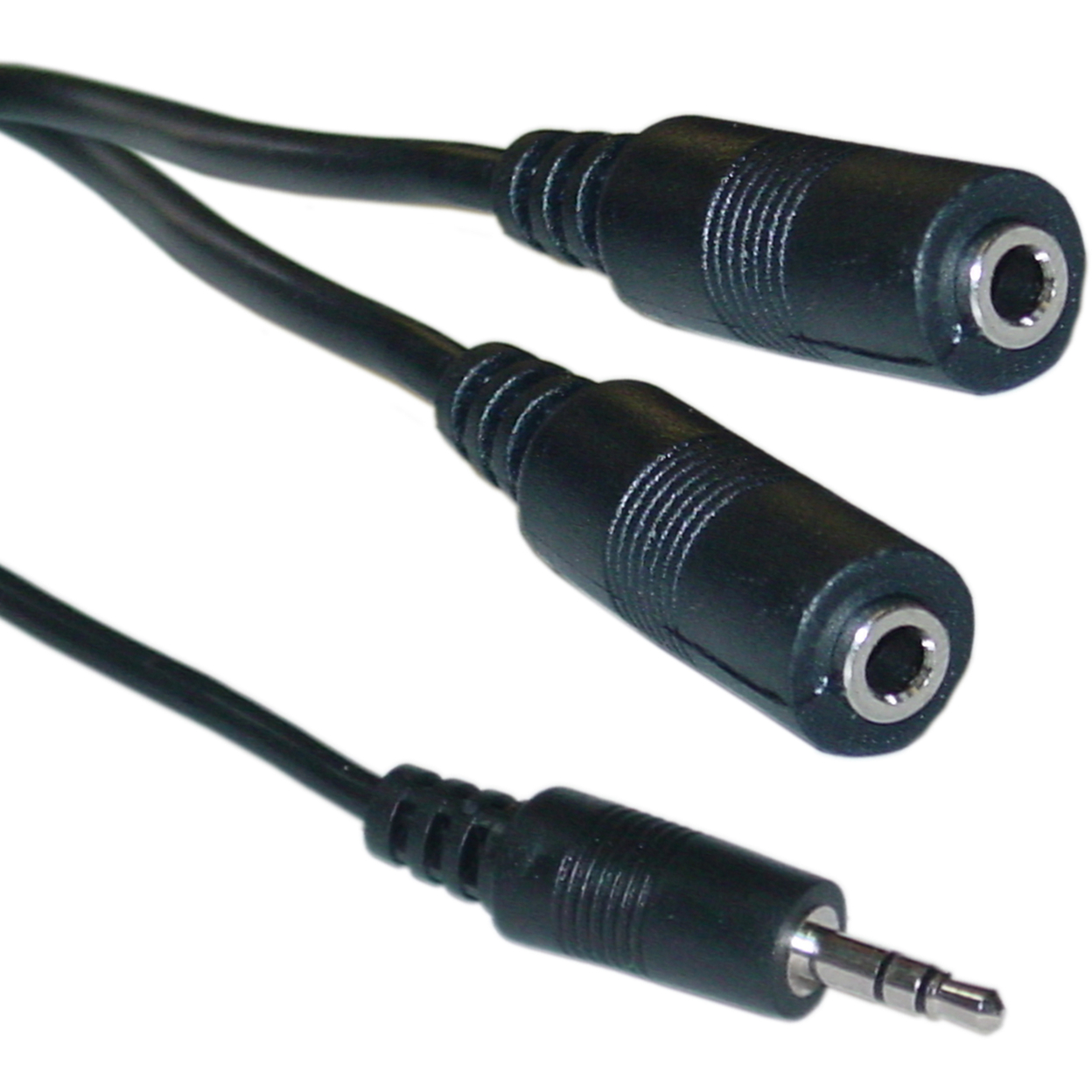 3.5mm Stereo Y Cable, 3.5mm Male to Dual 3.5mm Stereo Female, 6 foot - image 1 of 2