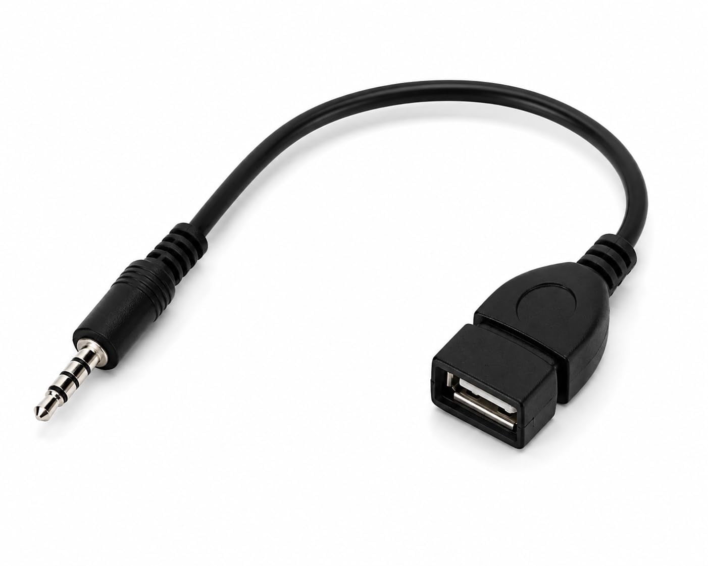 3.5mm TRRS Male to USB Female OTG Adapter Cable, 9 Inch Extension ...