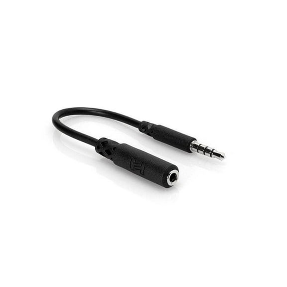 Hosa Technology 3.5mm TRRS to Slim 3.5mm TRRS Slim Headphone Adaptor