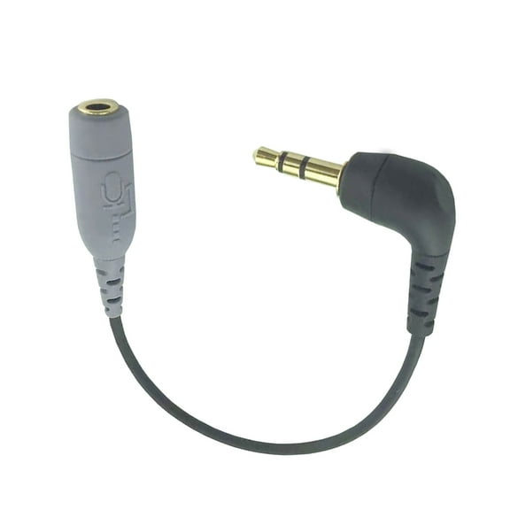 7829 Portable 3.5mm to TRRS Microphone Cable Adaptor for Clear Sound Recording