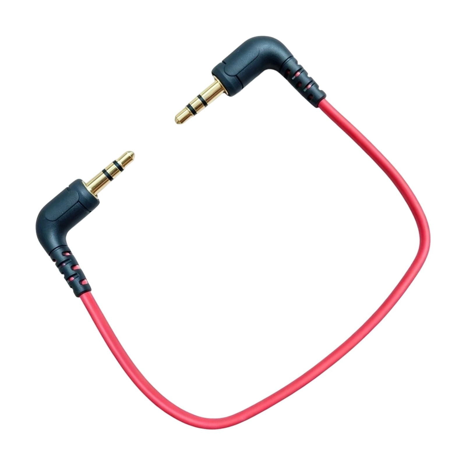 3.5mm TRS Cable for RODE SC7 Mic Equipment, Two 90-Degree Plug Housings ...