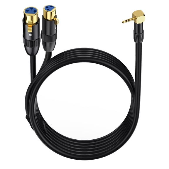 3.5mm TRS Male Female AUX Cord Microphone Cable Connection Wire