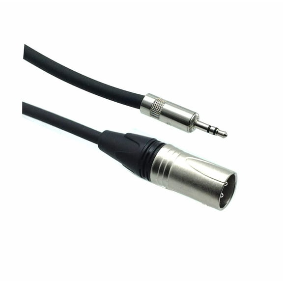 3.5mm TRS Male to XLR Male Balanced Mic/Audio Cable
