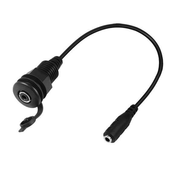 3.5mm TRS Stereo Panel Mount Cable With Threaded Lock For High Fidelitys Sound Transmission And Dustproof Design