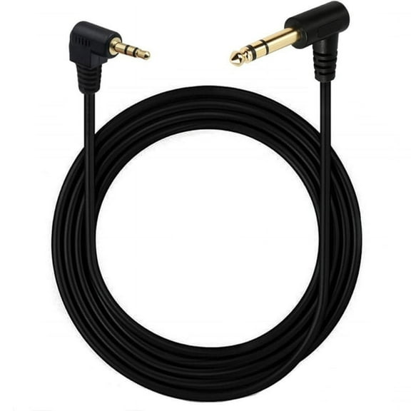 3.5mm TRS to 6.35mm Audio Cable for Guitar,Laptop,Home Theater Devices,Speaker