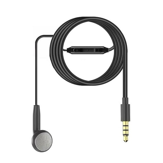 3.5mm/Type C Single Side In Ear Earphone Earbud Coiled Corded Headsets for Tablet PC Computer MP3 Player