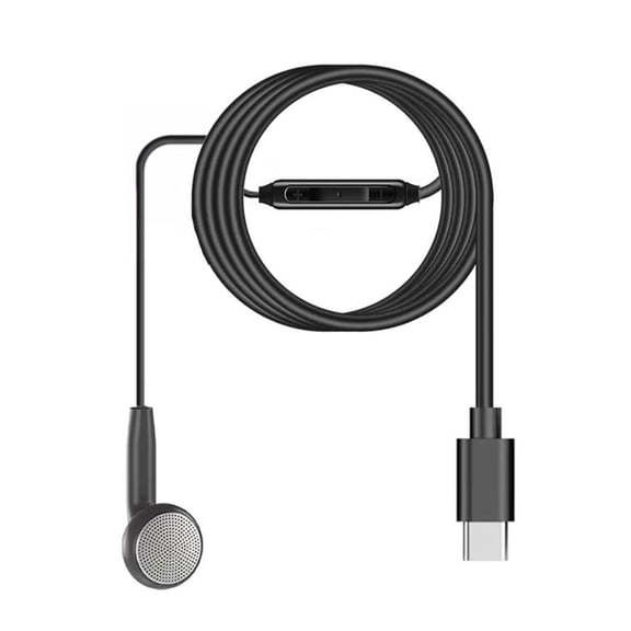 3.5mm/Type C in Ear Single-Side Earphones Single Side Corded Headsets Mono
