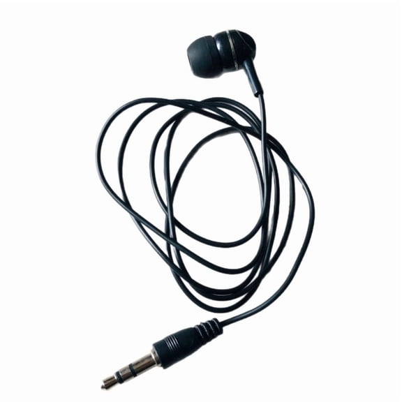 3.5mm Universal Single-Side In-Ear Earphone, Round Jack Aux Earbud for MP3 Players