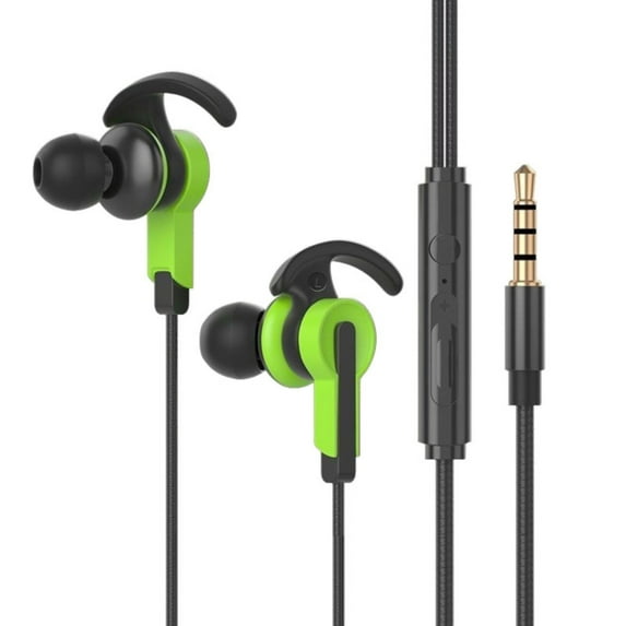 3.5mm Wired Earbuds with Microphone - Noise Isolating, Bass Boost, Compatible with , Android, Laptop, and Gaming