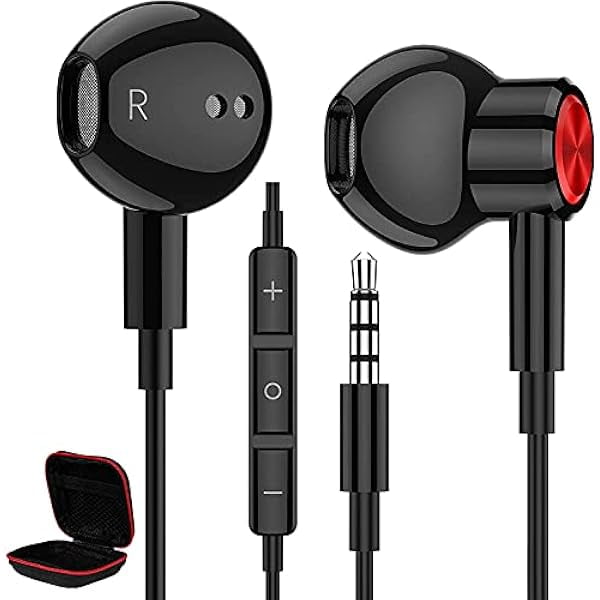 Wired Headphones for Samsung A14 A23 A15, Earbuds for