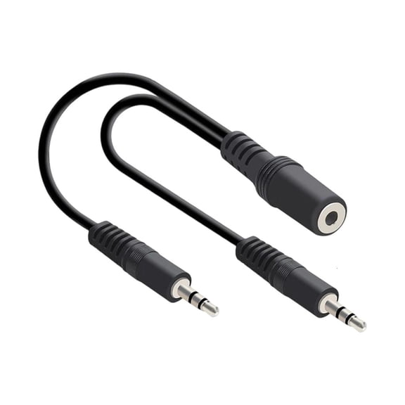 3.5mm Y Splitter Cable Share Music With Double Headphone Jacks Universals Compatibility